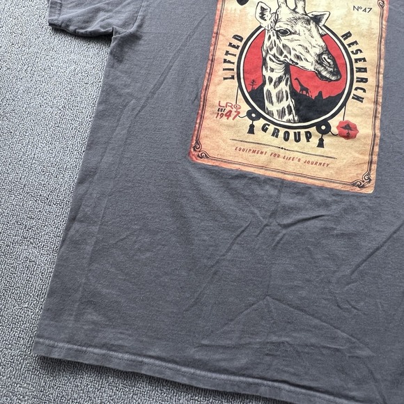 LRG Shirt Adult Large Gray Short Sleeve Lifted Research Group Casual Men's - Picture 7 of 14